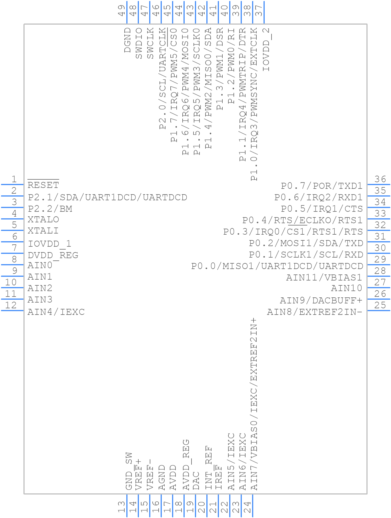 ADUCM362TCPZ56EPR7 - Analog Devices - PCB symbol