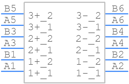 RT8531-85-1M8 - TE Connectivity - PCB symbol