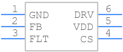 UCC287508DBVR - Texas Instruments - PCB symbol