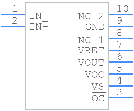TMCS1126ADAQDVGRQ1 - Texas Instruments - PCB symbol