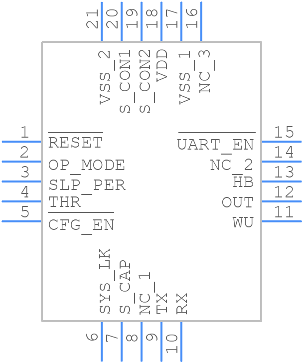 MTCH9010-I/REB - Microchip - PCB symbol