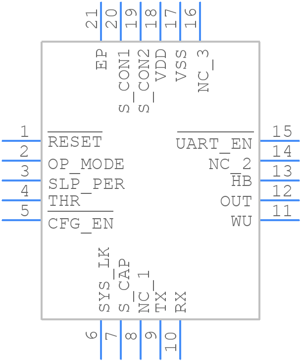 MTCH9010T-I/REB - Microchip - PCB symbol