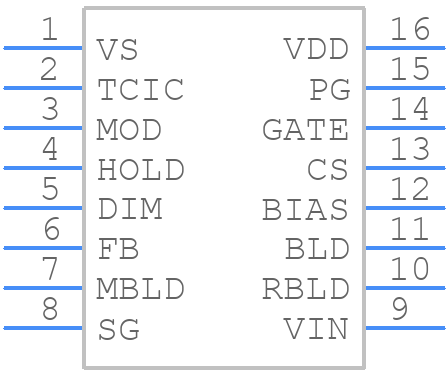 FL7734MX - onsemi - PCB symbol