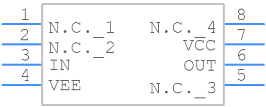 MAX4200ESA-T - Analog Devices - PCB symbol