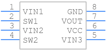 NJM2244D - Nisshinbo - PCB symbol