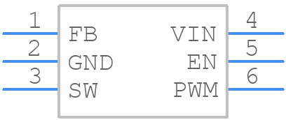 TPS92201AMDRLR - Texas Instruments - PCB symbol