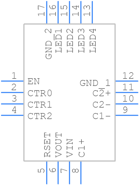 CAT3604AHV4-T2 - onsemi - PCB symbol