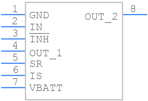 FAN7093-F085 - onsemi - PCB symbol