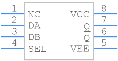MC10EL58DG - onsemi - PCB symbol