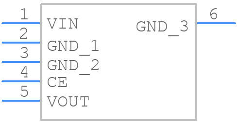 NCP4629HDT060T5G - onsemi - PCB symbol