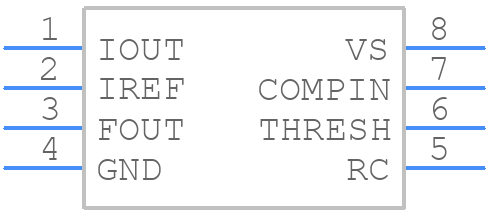 LM231N - Texas Instruments - PCB symbol