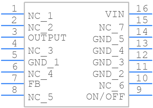 LM2575N-ADJ - Texas Instruments - PCB symbol