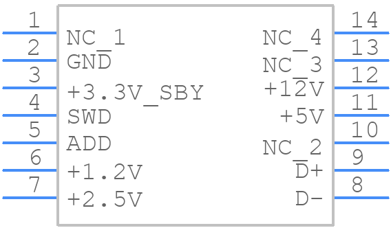 LM41CIMT - Texas Instruments - PCB symbol