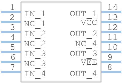 LMH6560MT - Texas Instruments - PCB symbol