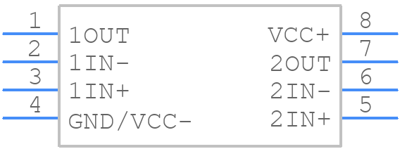 LMV822IDG4 - Texas Instruments - PCB symbol