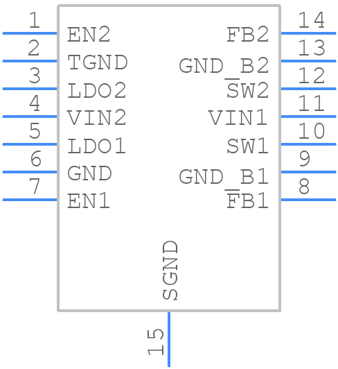 LP3905SD-00 - Texas Instruments - PCB symbol