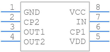 MN3205 - Panasonic - PCB symbol