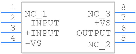 OPA658P - Texas Instruments - PCB symbol
