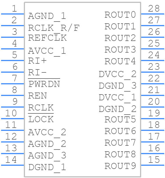 SN65LV1212DB - Texas Instruments - PCB symbol