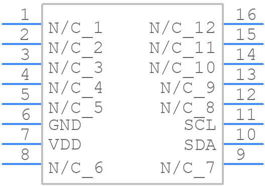 XGZP6891D100KPDPN - CFSensor - PCB symbol