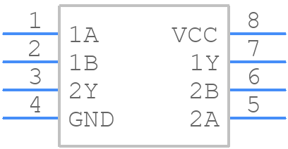 SN74LVC2G32DCU - Texas Instruments - PCB symbol