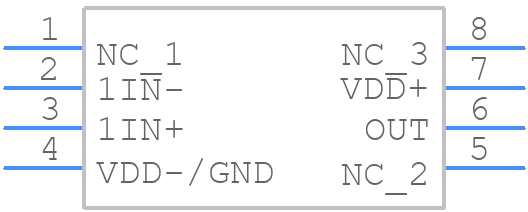 TLC4501AIDG4 - Texas Instruments - PCB symbol