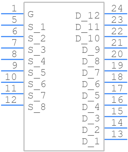 MMIX1T500N20X4 - LITTELFUSE - PCB symbol
