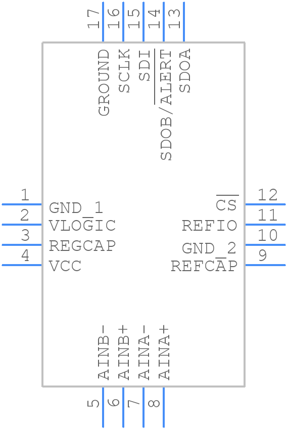 AD7381BCPZ-R2 - Analog Devices - PCB symbol