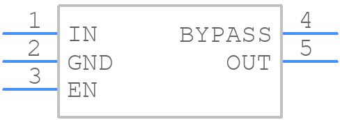 TPS76430DBVTG4 - Texas Instruments - PCB symbol