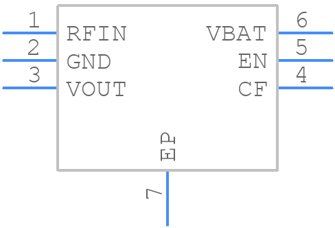TRF1600DRVR - Texas Instruments - PCB symbol