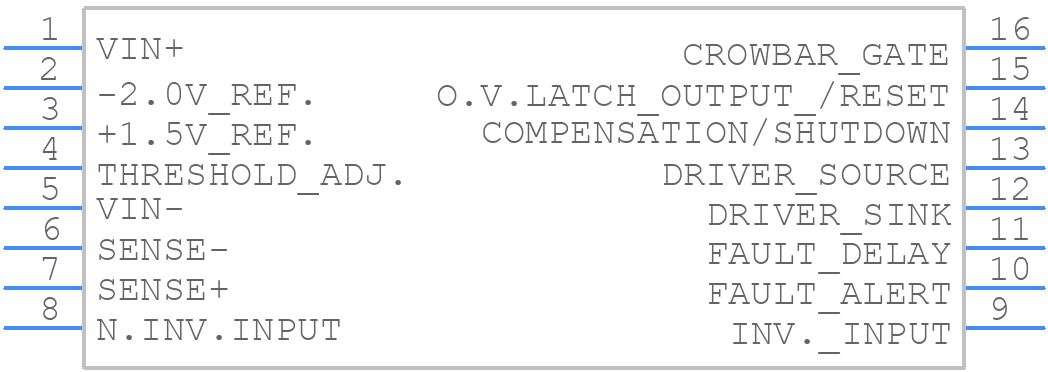 UC2834N - Texas Instruments - PCB symbol