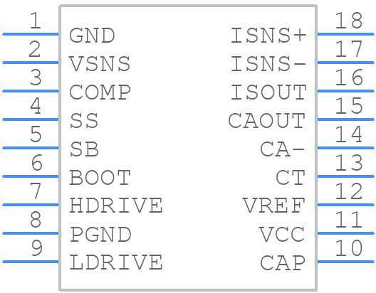 UC2874DW-2 - Texas Instruments - PCB symbol