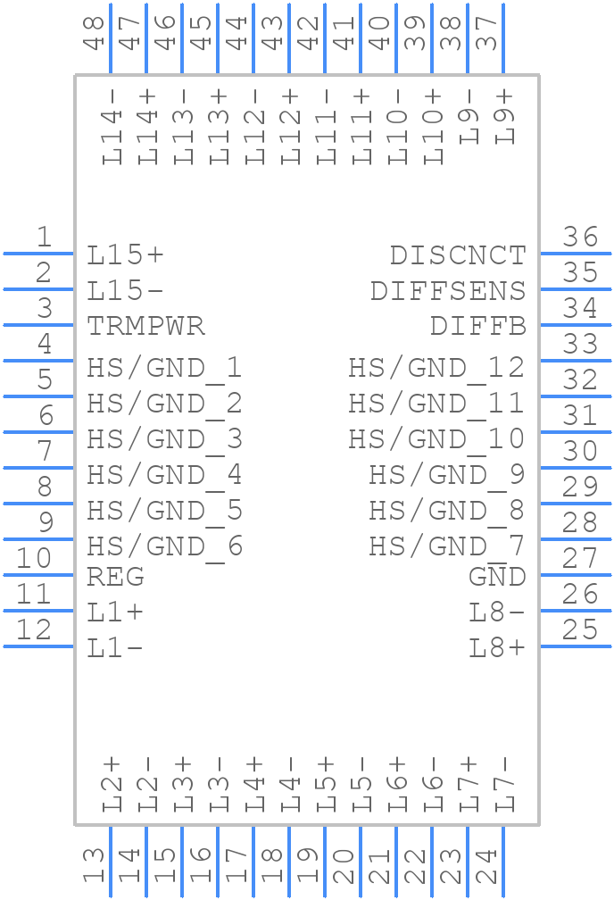 UCC5638FQPG4 - Texas Instruments - PCB symbol
