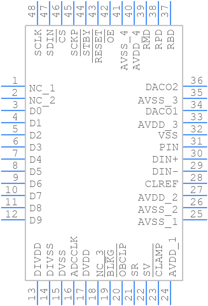 VSP1021 - Texas Instruments - PCB symbol