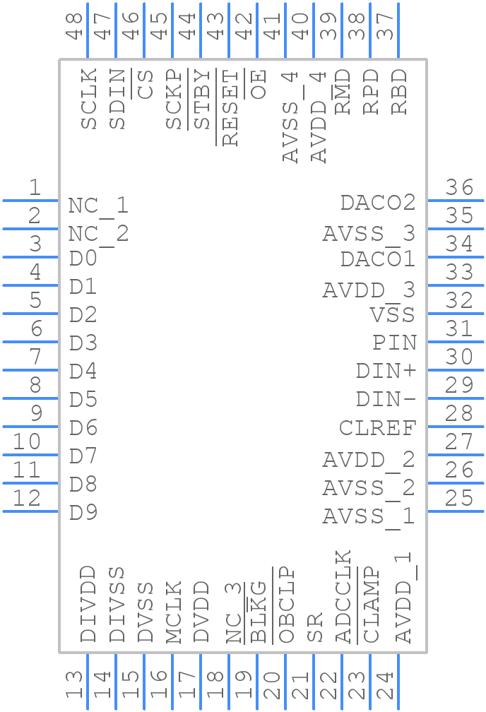 VSP10T21 - Texas Instruments - PCB symbol