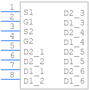 NVMFD010N10MCLT1G - onsemi - PCB symbol