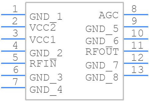 QM14070SR - Qorvo - PCB symbol