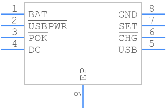 MAX8804YETA+ - Analog Devices - PCB symbol