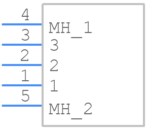 KA1-MV20305M7 - Harwin - PCB symbol