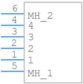 KA1-MV20405M7 - Harwin - PCB symbol