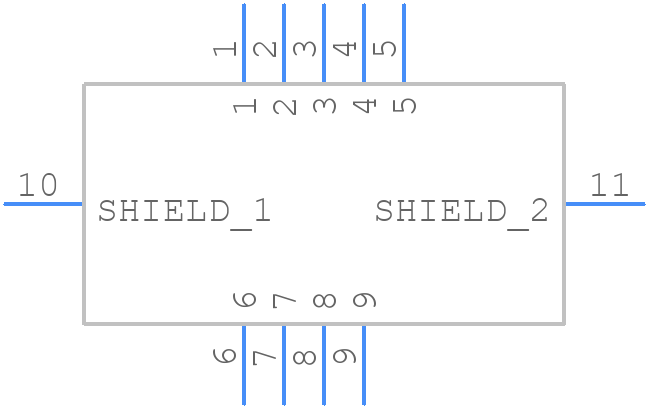 SD9P-PC - L-COM - PCB symbol