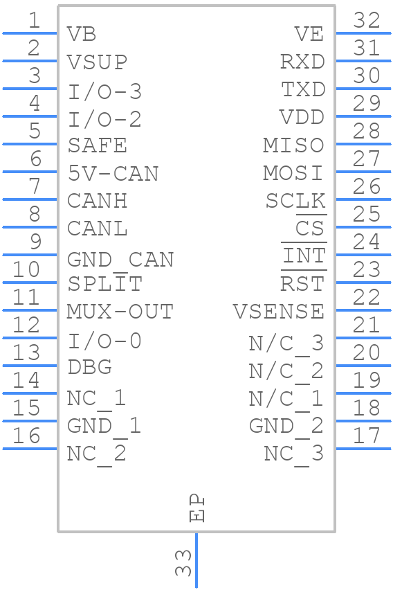 MC34903CP5EK - NXP - PCB symbol