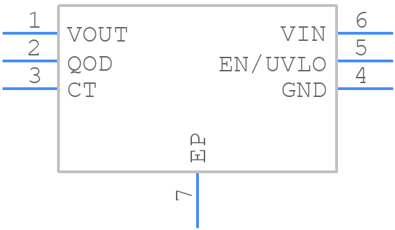 TPS22810DRVRG4 - Texas Instruments - PCB symbol