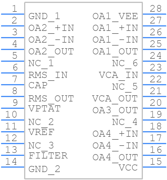 THAT4320Q28-U - THAT CORPORATION - PCB symbol