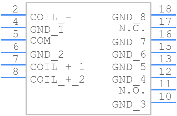 ARS12Y09X - Panasonic - PCB symbol