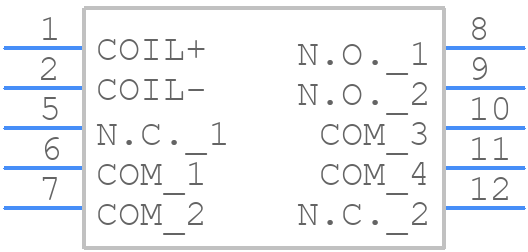 AG1058 - Panasonic - PCB symbol