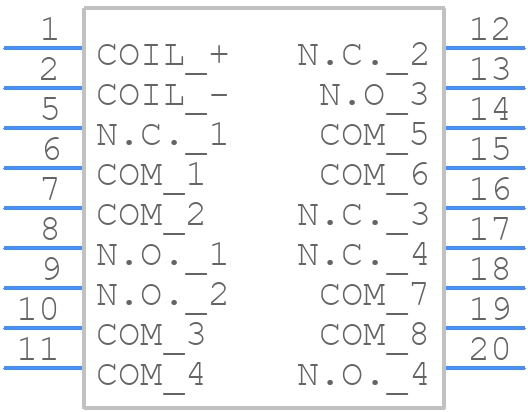 AG1079 - Panasonic - PCB symbol