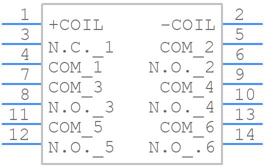 AG1S051 - Panasonic - PCB symbol