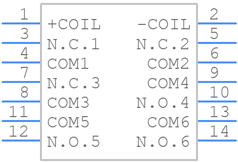 AG1S063 - Panasonic - PCB symbol