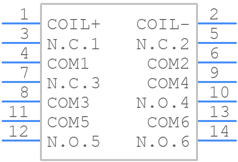AG1S361 - Panasonic - PCB symbol